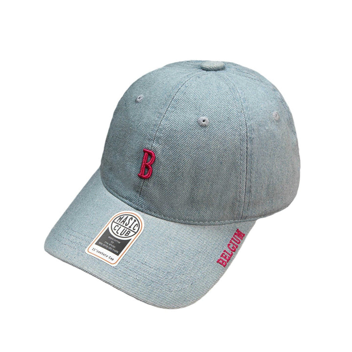Herre Denim Brodert Baseball Caps Skanto