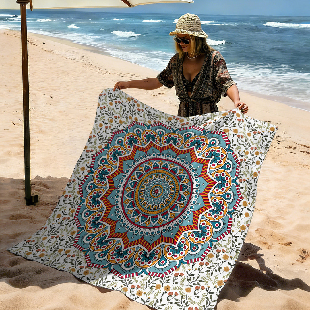 Mandala Design Strandmat Skanto