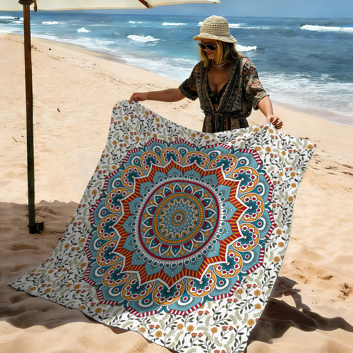 Mandala Design Strandmat Skanto