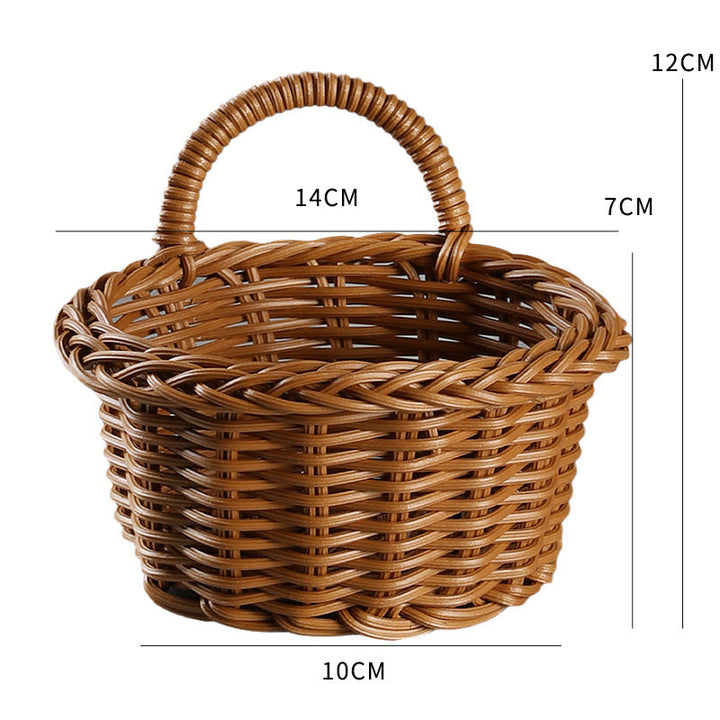 Håndlaget Rattan Fruktkurv Skanto