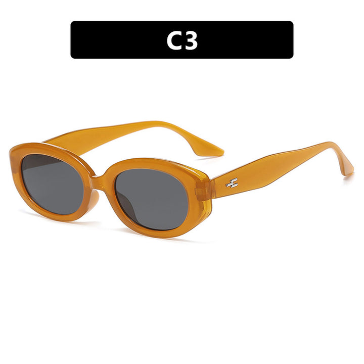 Women's fashionable sunglasses in stylish retro design Skanto