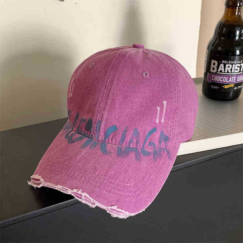 Unisex Slittet Grafisk Pappa Hatt Skanto