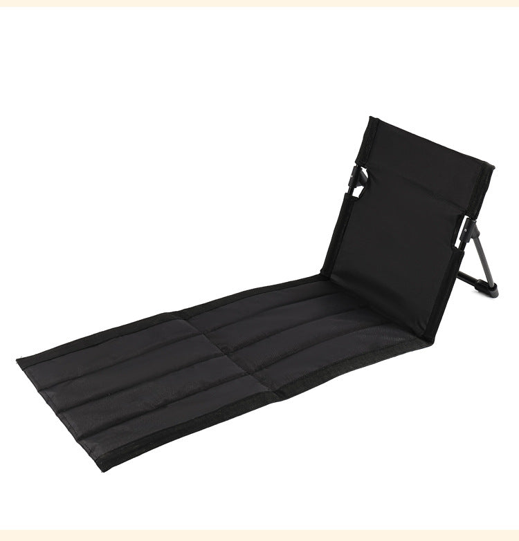 Folding Camping Lounger with Ergonomic Backrest Skanto