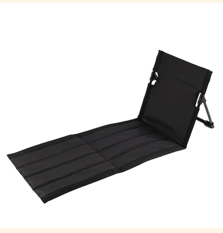 Folding Camping Lounger with Ergonomic Backrest Skanto