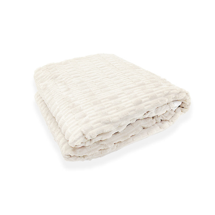 Dame luksuriøs mikrofiber koseteppe Skanto