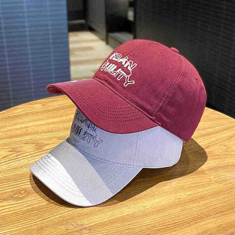 Kvinnenes avslappede broderte baseballcaps Skanto