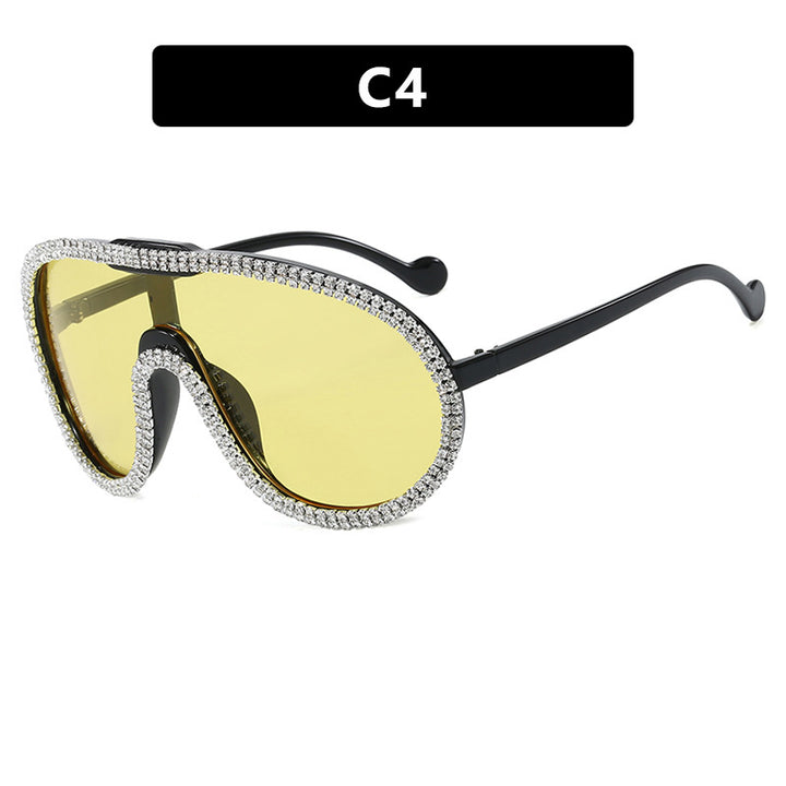 Women's extravagant sunglasses with sparkling frame Skanto