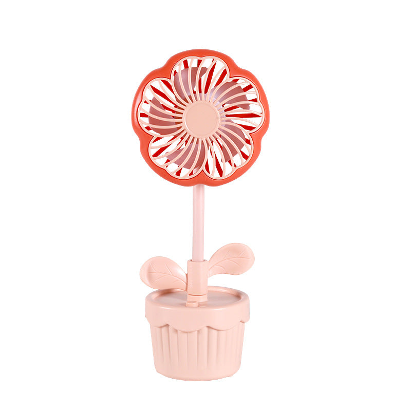 Unisex Søt Blomsterdesign Skrivebordvifte Skanto