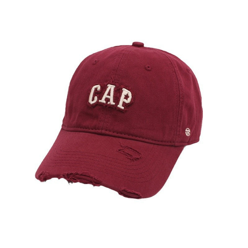 Kvinne Slitt Bomull Baseball Caps Skanto