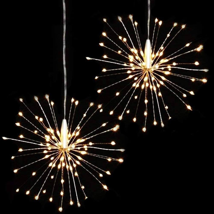 Skanto | Fyrverkeri Lys Dandelion Kobbertråd 120/200 Lys Batteri USB Solcelle LED Dekorativt Lys