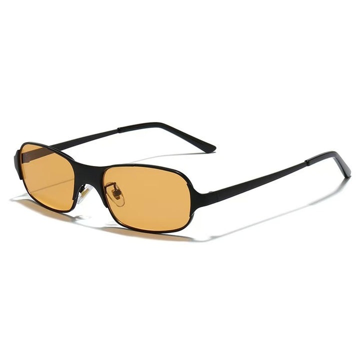 Dame moderne rektangulære solbriller med UV-beskyttelse og komfortabelt ramme Skanto