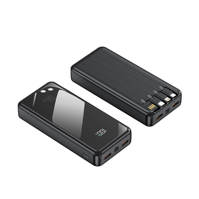 Ultra-slank Powerbank med flere ladealternativer Skanto