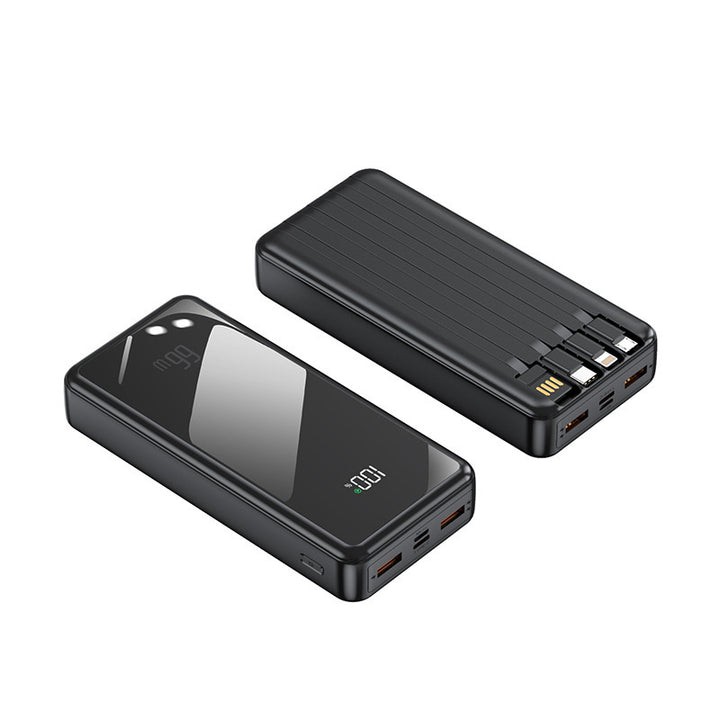 Ultra-slank Powerbank med flere ladealternativer Skanto