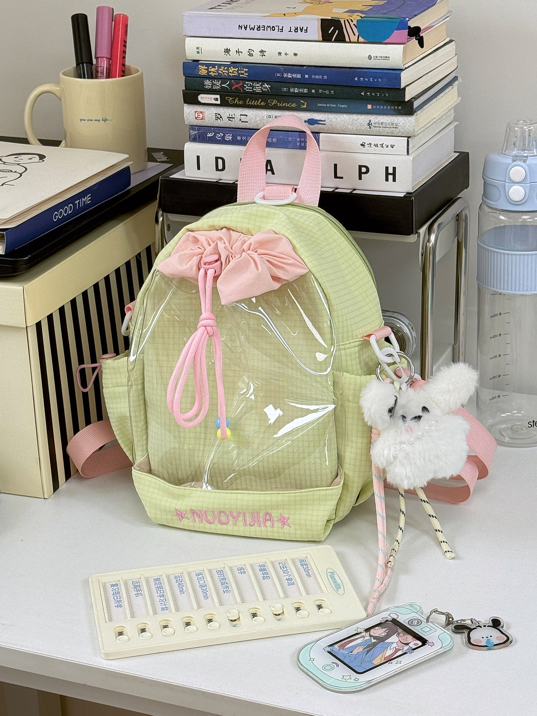 Søt Transparent Mini Skole Ryggsekk