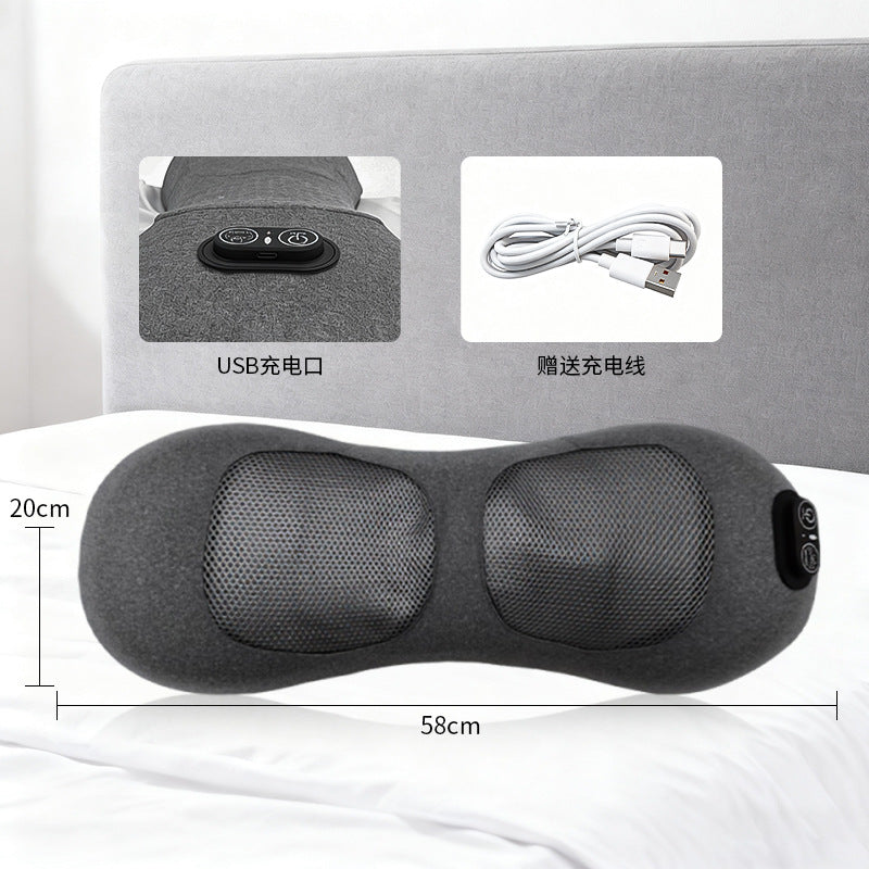 Ergonomisk varme- og massasjepute Skanto