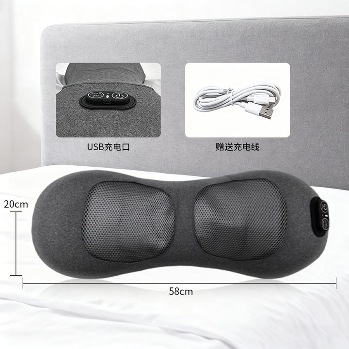 Ergonomisk varme- og massasjepute Skanto