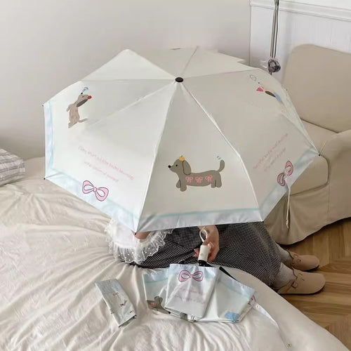 Damer kompakt paraply i kreativt design Skanto