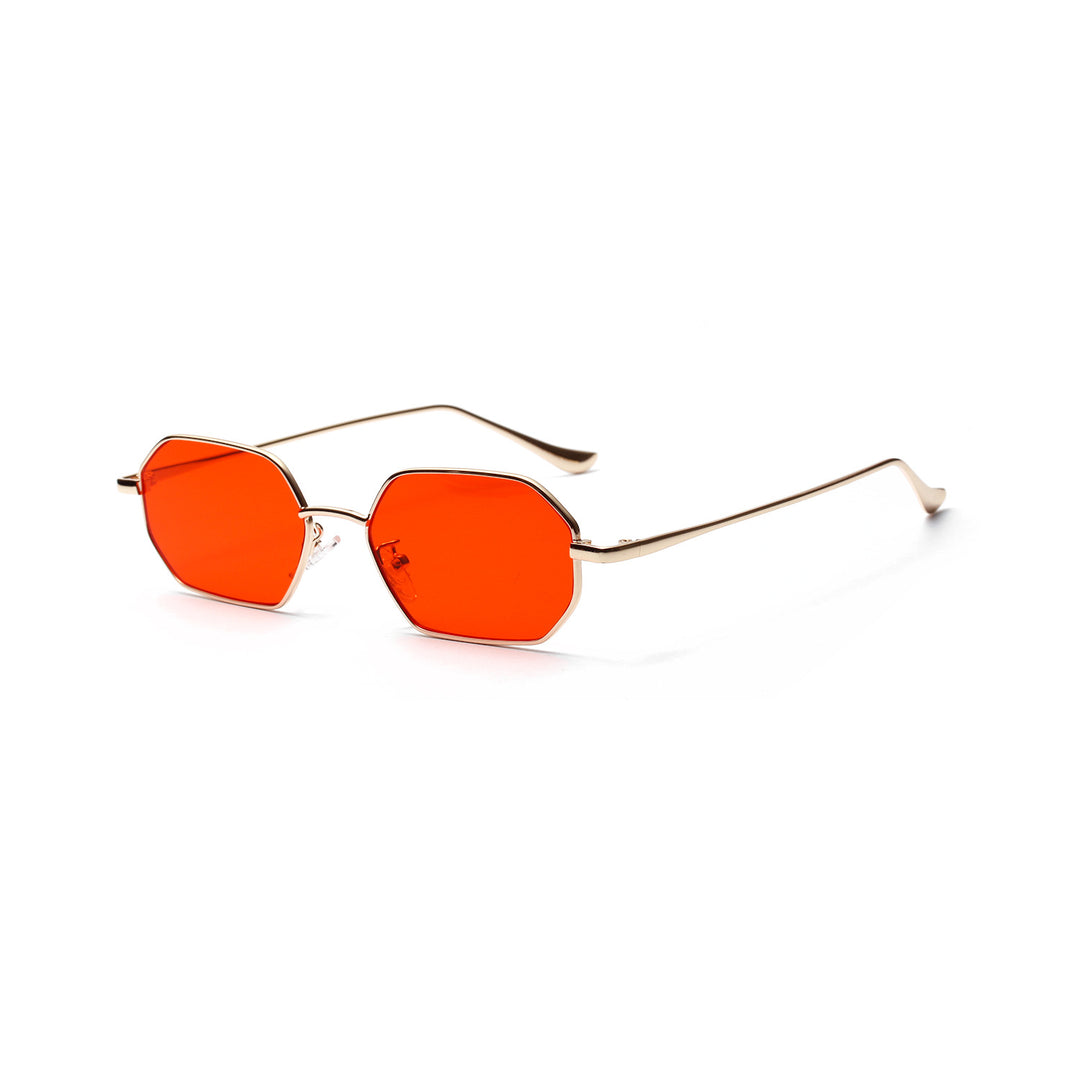 Dame moteriktig solbrille med innovativt åttkantet design Skanto