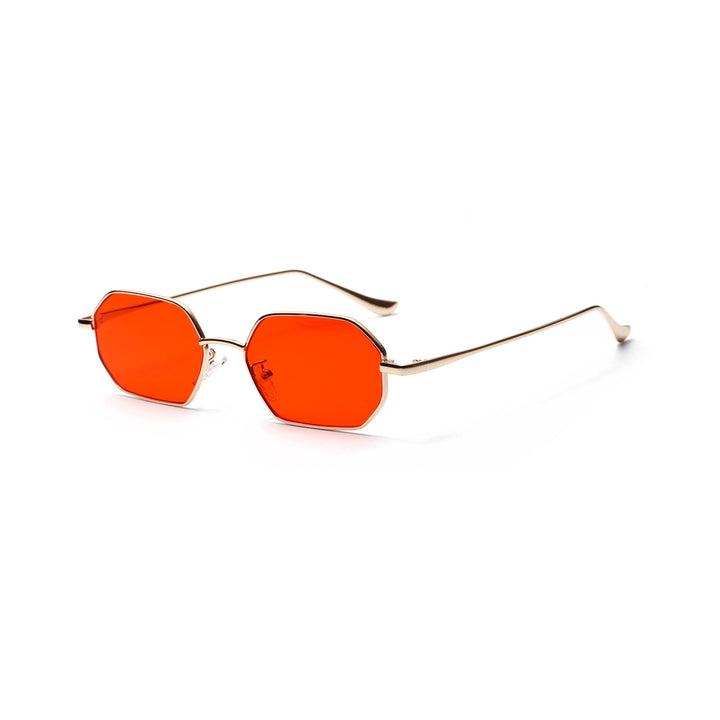 Dame moteriktig solbrille med innovativt åttkantet design Skanto