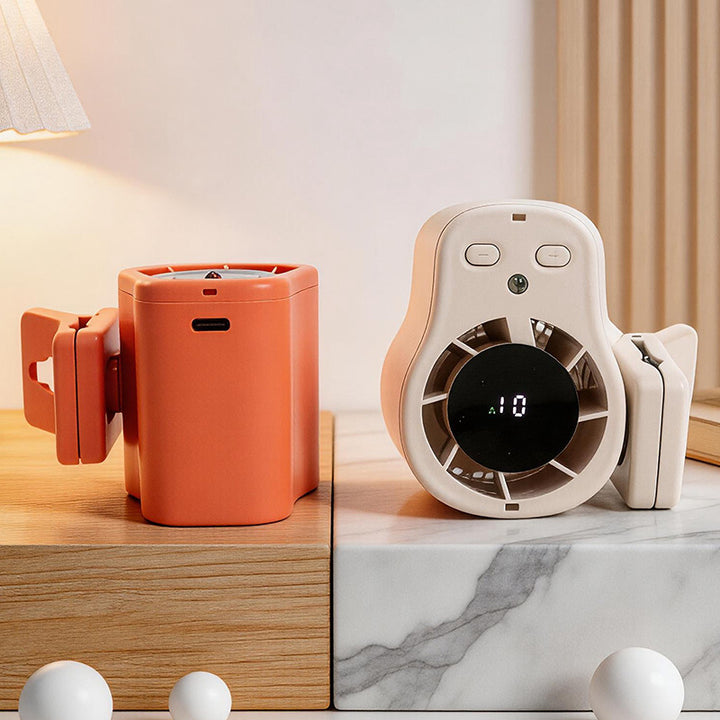 Kvinnenes bærbare USB mini-vifte med foldbar klips Skanto