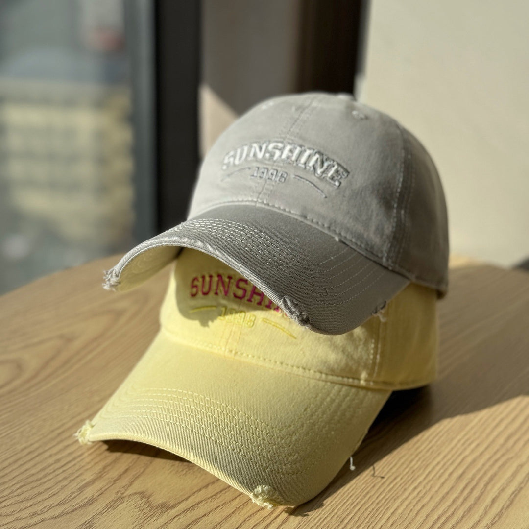 Dame's Casual Distressed Baseball Cap Skanto