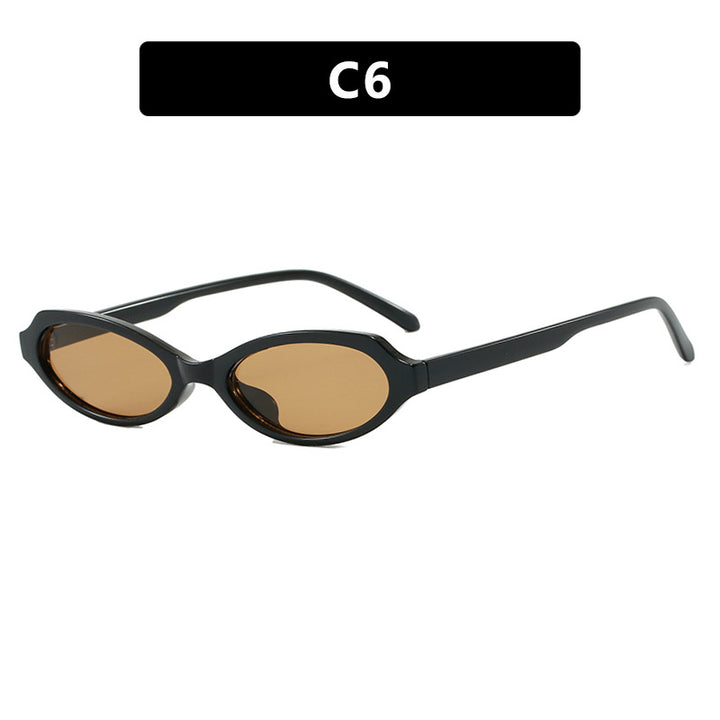 Women's elegant sunglasses in stylish oval design Skanto