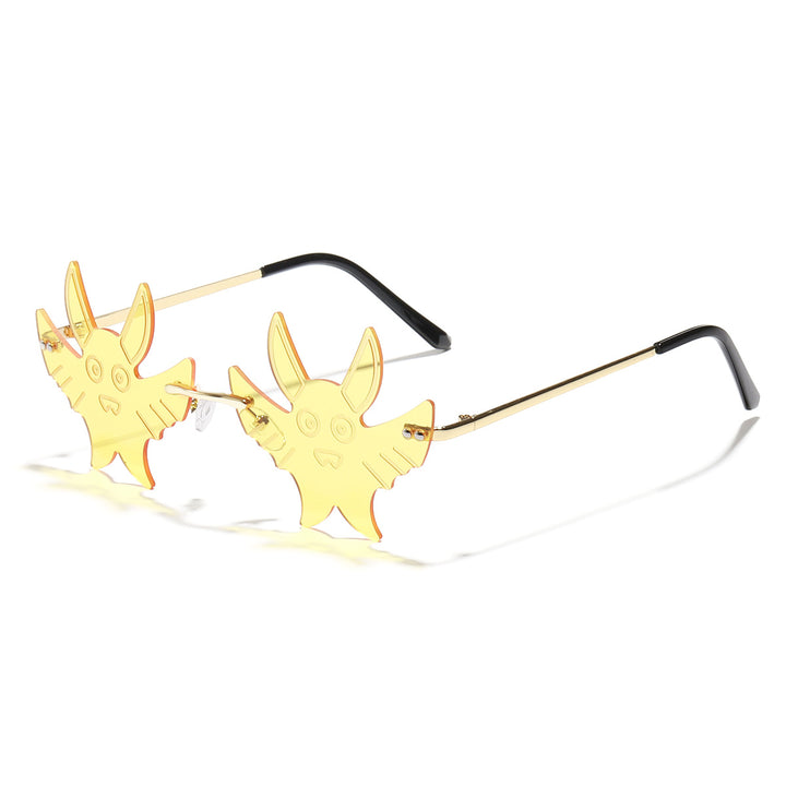 Dame unik solbrille med dyredesign Skanto