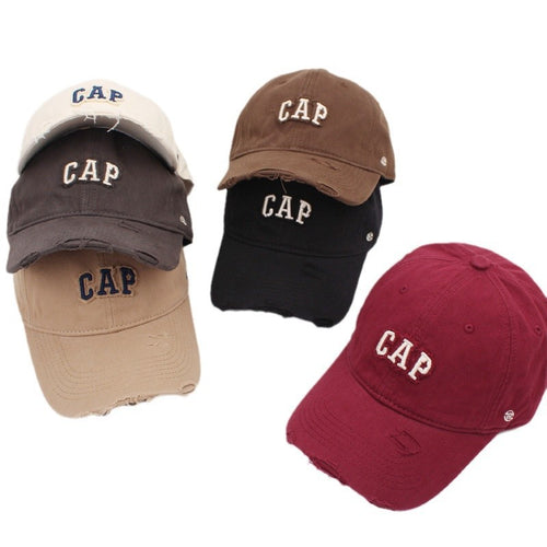 Kvinne Slitt Bomull Baseball Caps Skanto