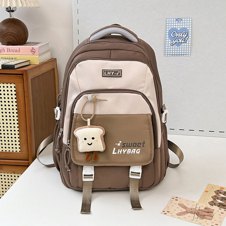 Multi-lomme Casual Skole Rygsekk