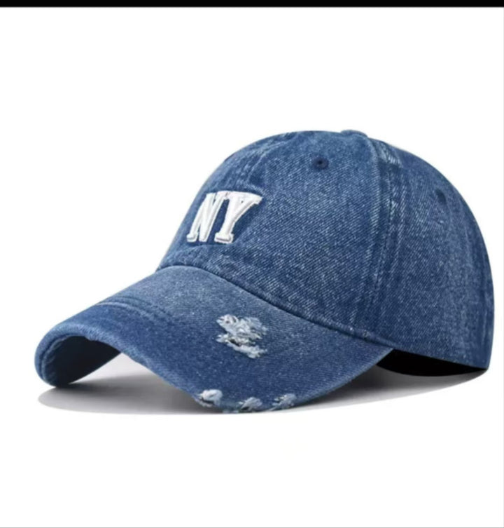 Kvinne Slitt Denim Baseballcaps Skanto 1784188163