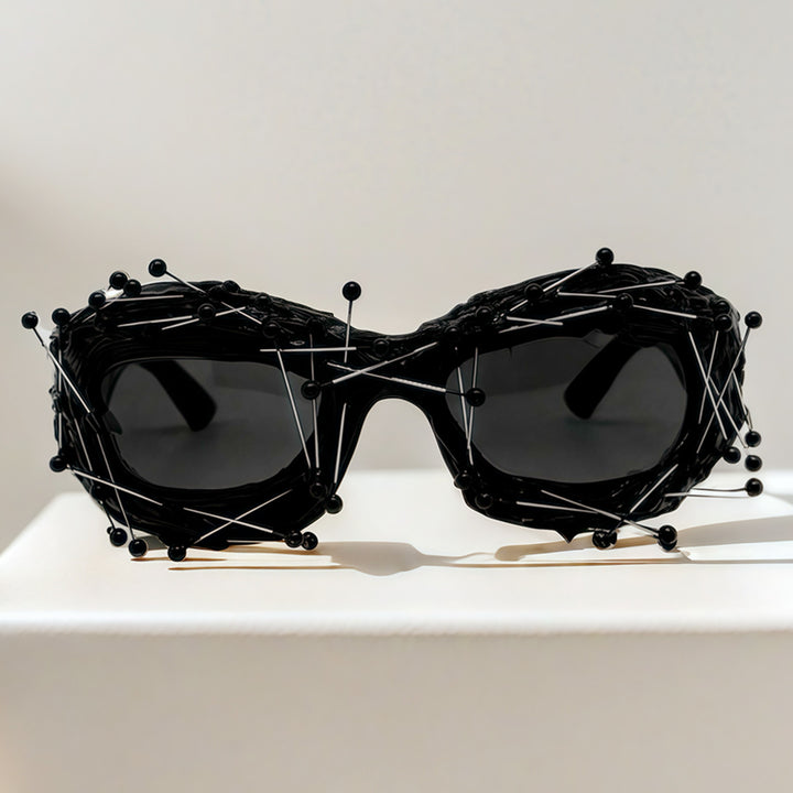 Dame Kreativ Design-solbrille med innovativ akcent Skanto