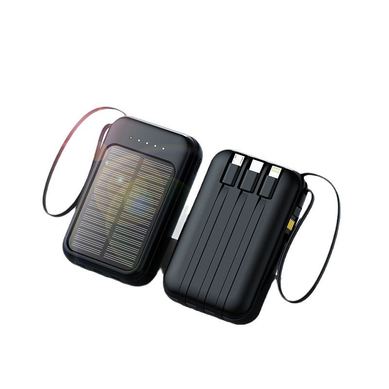 Solcelle Powerbank med flerfunksjonslading Skanto