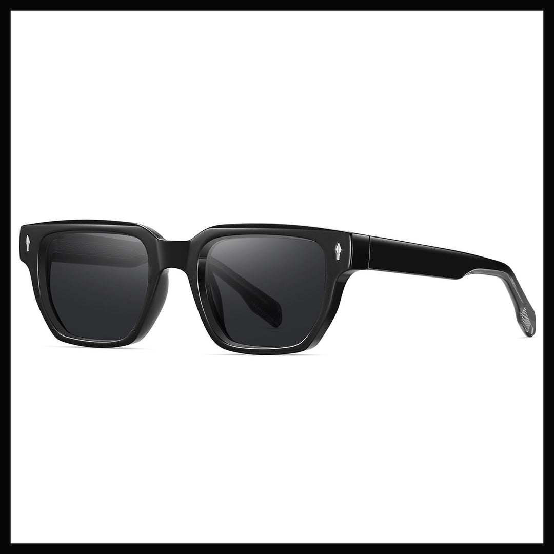 Dame solbrille i moderne, elegante kvadratdesign Skanto