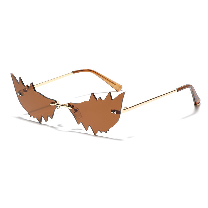 Dame Trendy kattedans solbriller med beskyttende UV-filter og original ramme Skanto