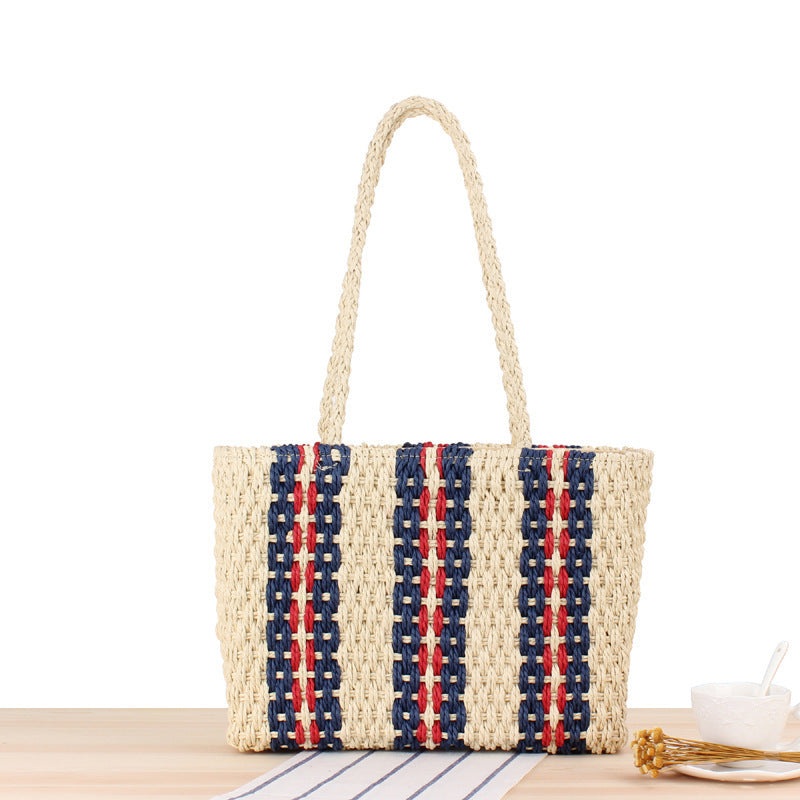 Beach Bag in Elegant Woven Style Skanto