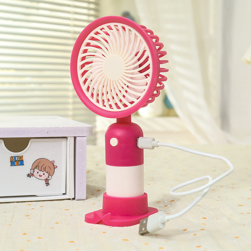 Damer Bærbar Mini-vifte med USB-ladefunksjon og ergonomisk design Skanto