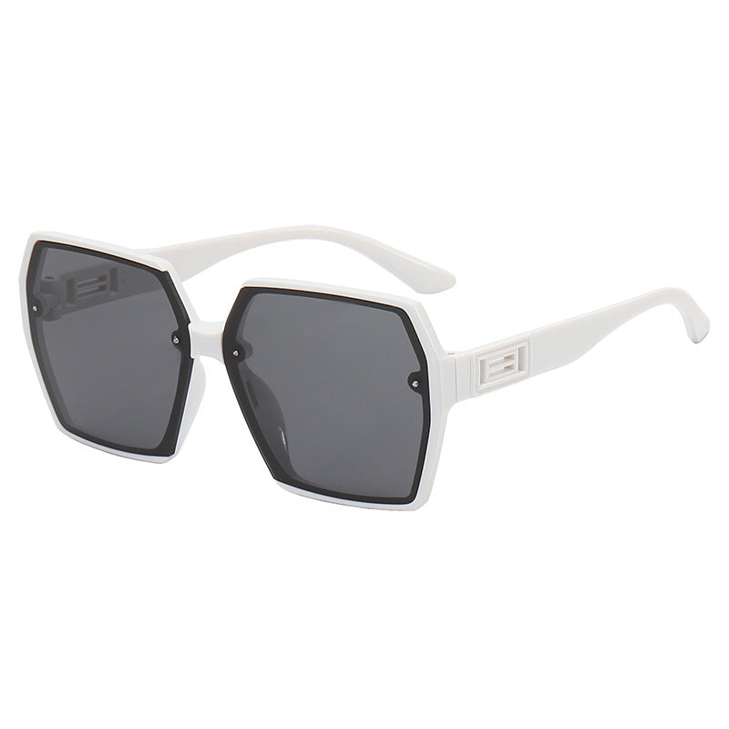 Damer Geometrisk Oversized Solbrille med moderne ramme Skanto