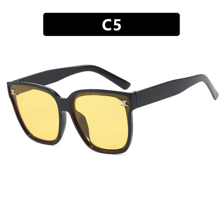 Skanto Women's Fashion Square Sunglasses with High-Quality, Color-Changing Lenses Skanto