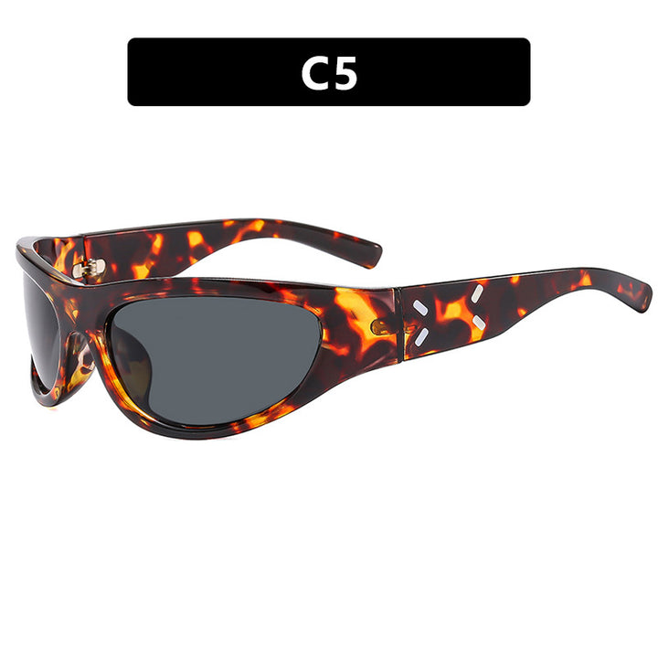 Women's sport sunglasses with ergonomic design and polarized lens Skanto