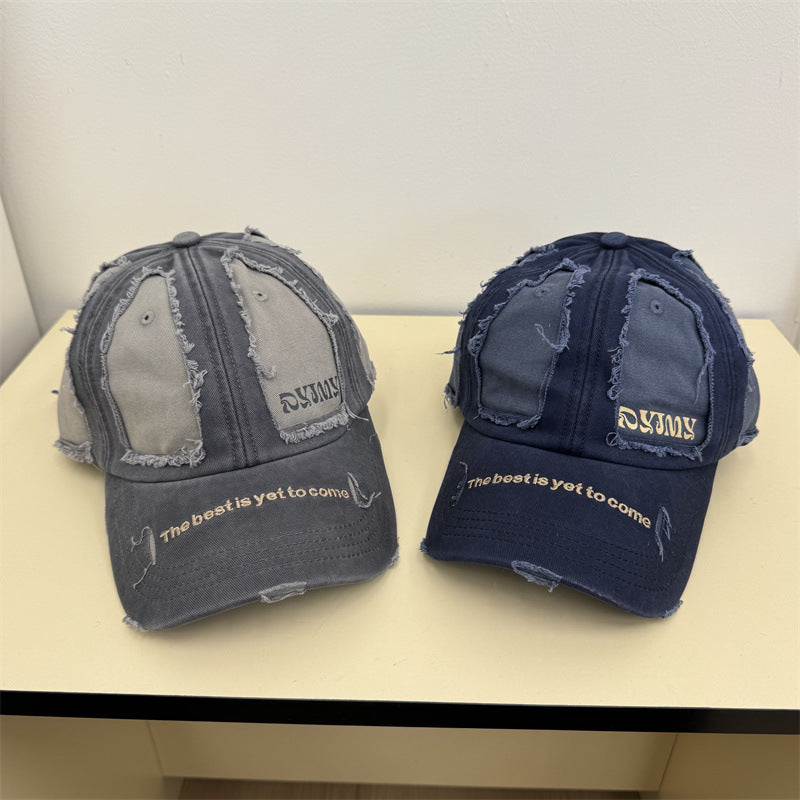 Herre Slitt Vintage Grafisk Baseball Cap Skanto