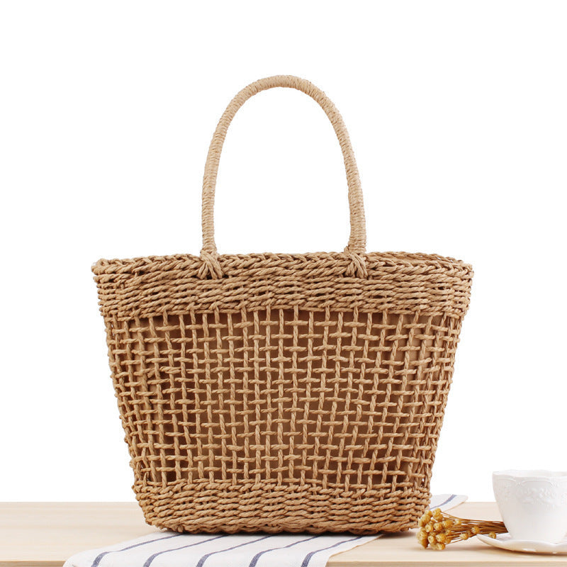 Handbag made of high-quality braided biomaterial Skanto