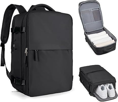 Unisex multifunksjonell reisekoffert ryggsekk med separat sko rom Skanto
