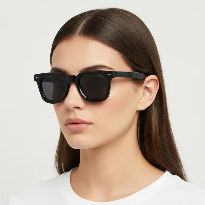 Unisex Chic Gjennomsiktig Ramme Solbriller Skanto