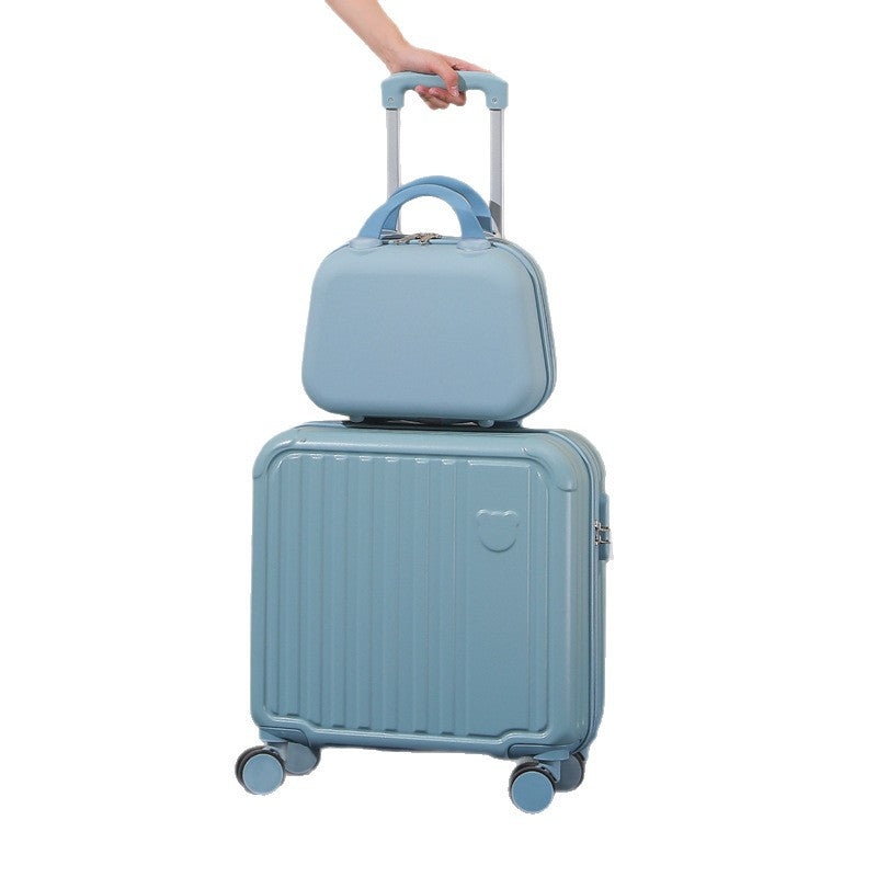 Dame Compact Hard-Shell Rullekoffert Skanto