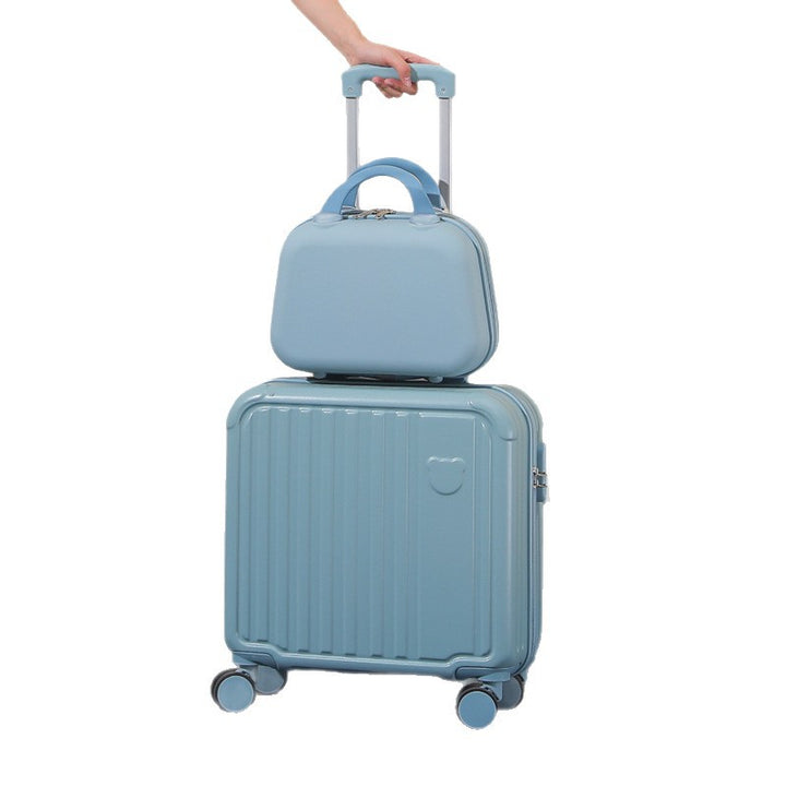 Dame Compact Hard-Shell Rullekoffert Skanto