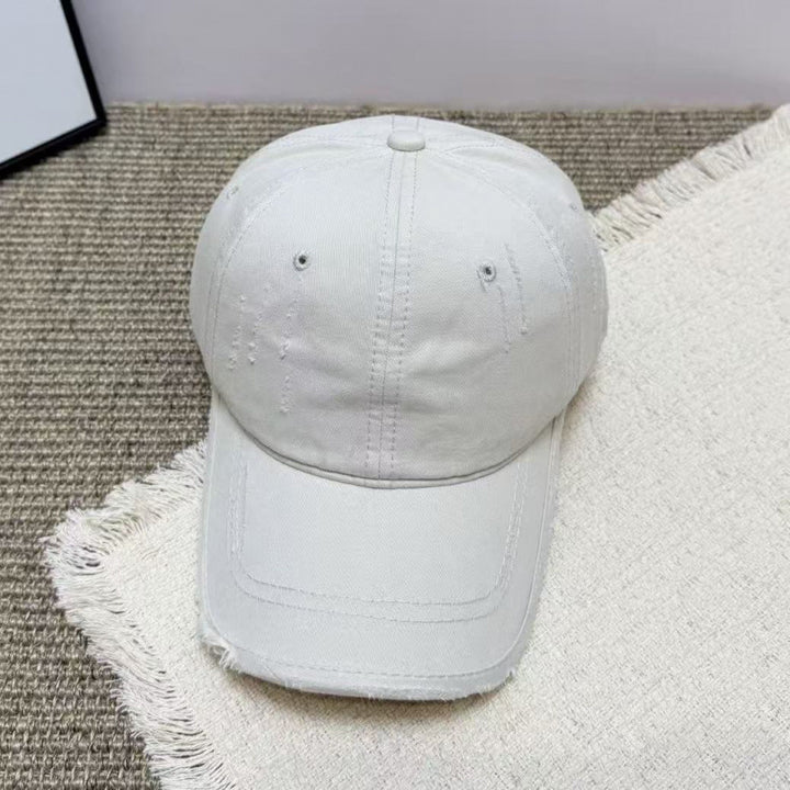 Kvinne Slitt Fritids Twill Baseball Cap Skanto