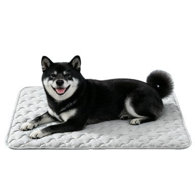 Unisex nan kjølende quiltet hundematte med sklisikker underside Skanto