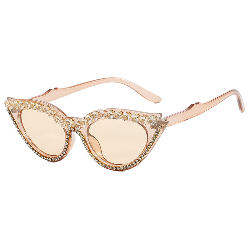 Women's Cat-Eye Sunglasses with Sparkling Rhinestones Skanto