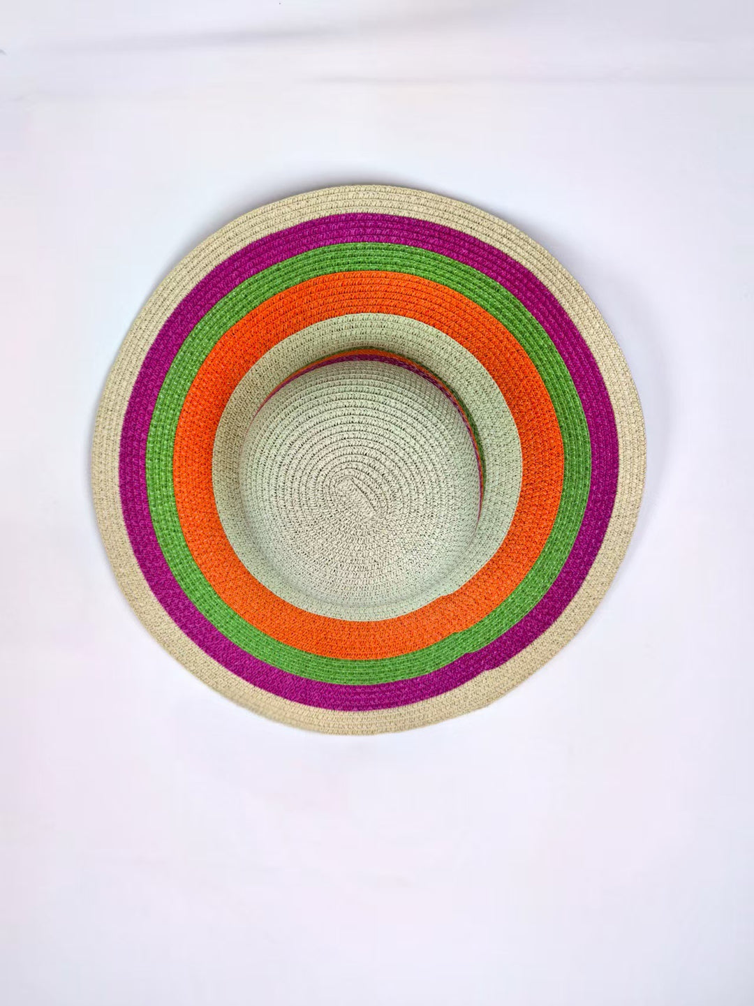 Sommerlig strandtopp og solhatt Skanto