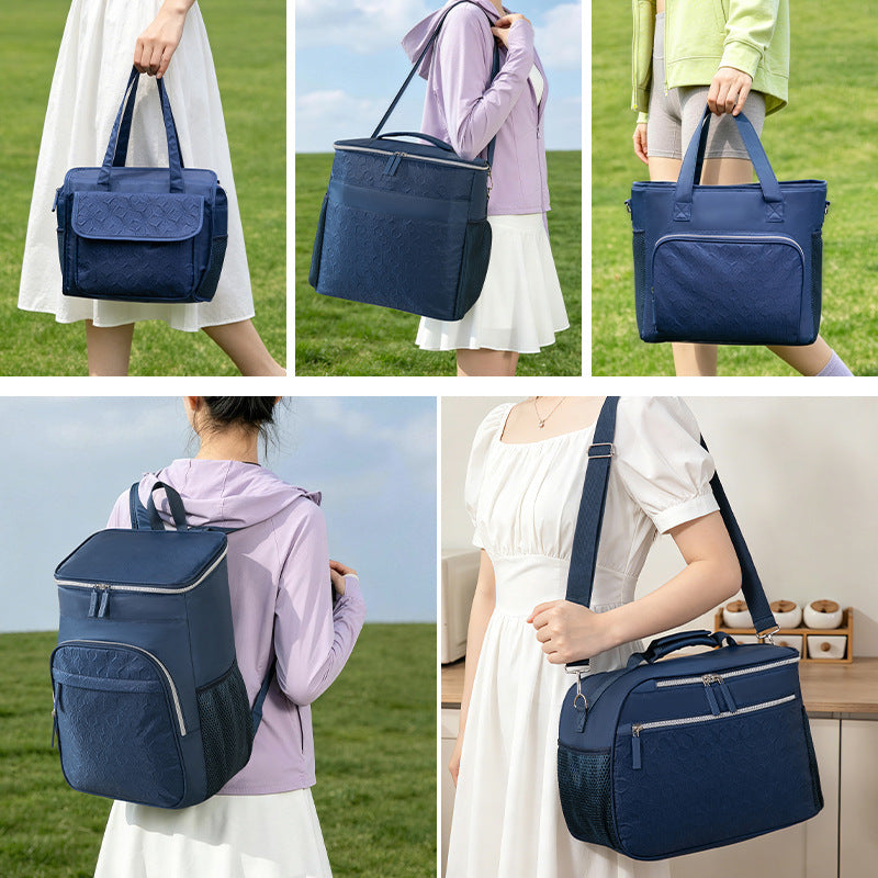 Insulated Cooler Bag with Integrated Compartments Skanto